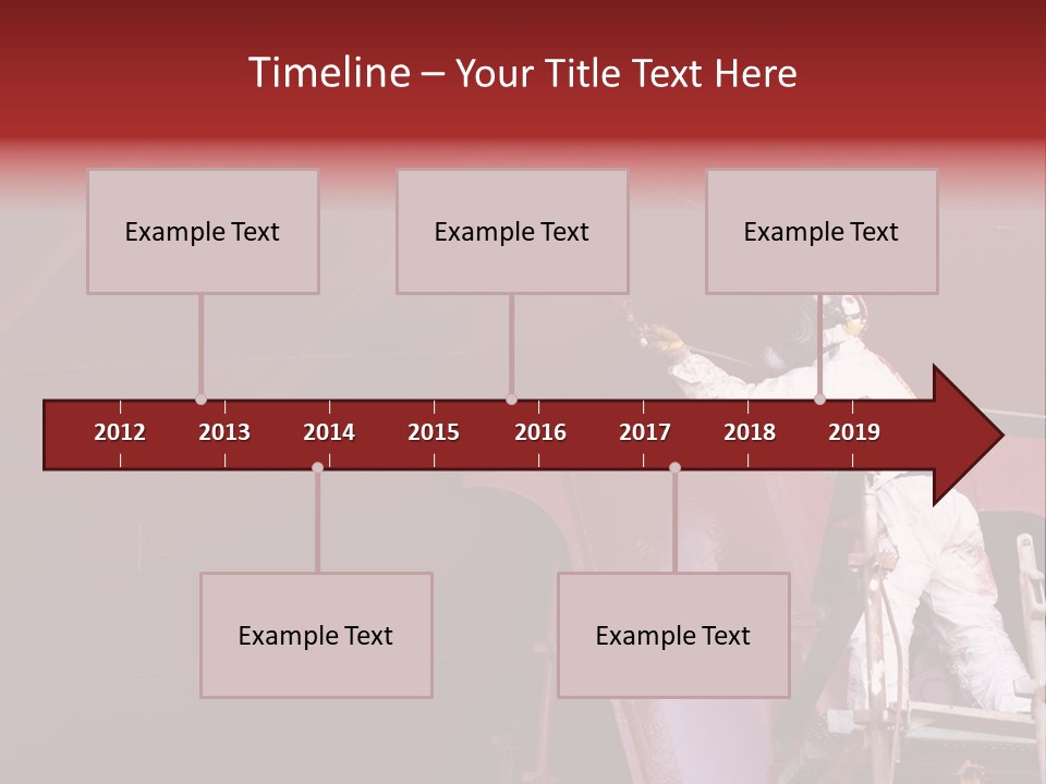 Paint Workshop Person PowerPoint Template