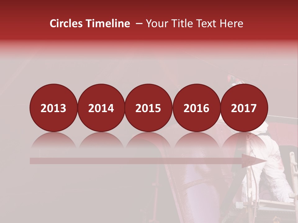 Paint Workshop Person PowerPoint Template