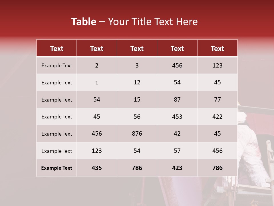Paint Workshop Person PowerPoint Template