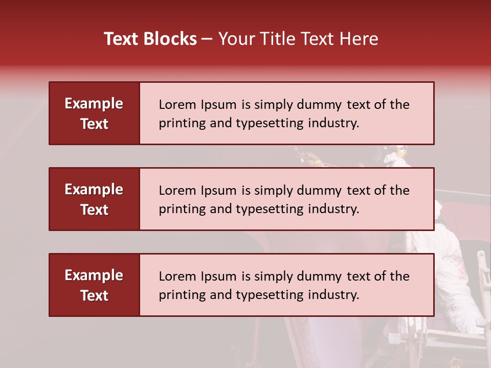 Paint Workshop Person PowerPoint Template