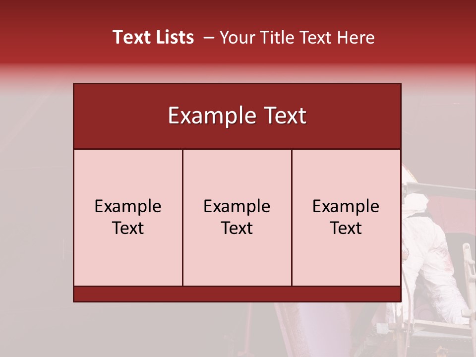 Paint Workshop Person PowerPoint Template