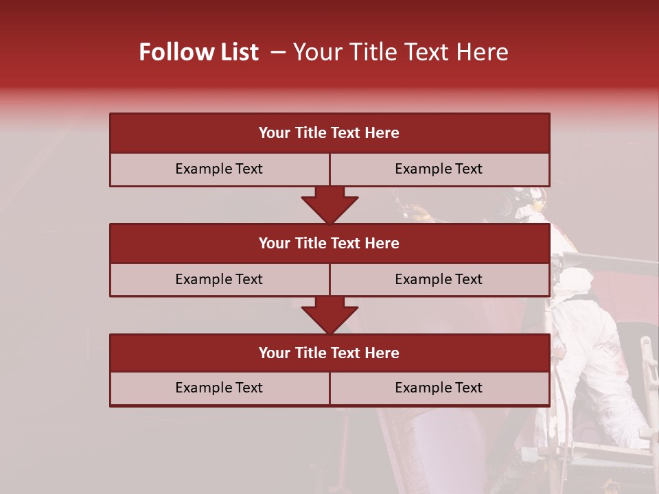 Paint Workshop Person PowerPoint Template