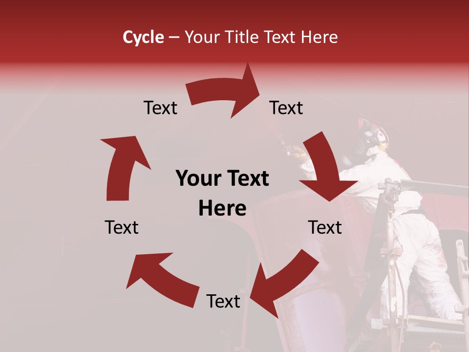 Paint Workshop Person PowerPoint Template