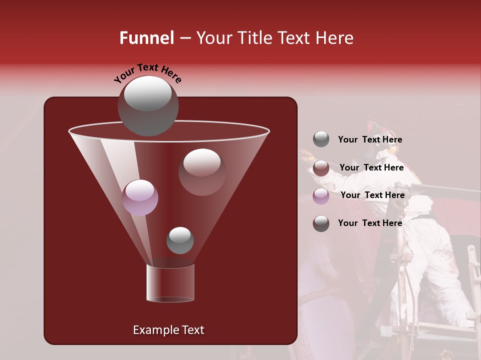 Paint Workshop Person PowerPoint Template