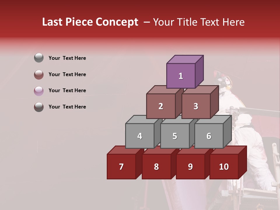 Paint Workshop Person PowerPoint Template