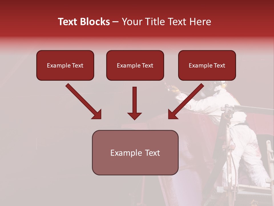 Paint Workshop Person PowerPoint Template