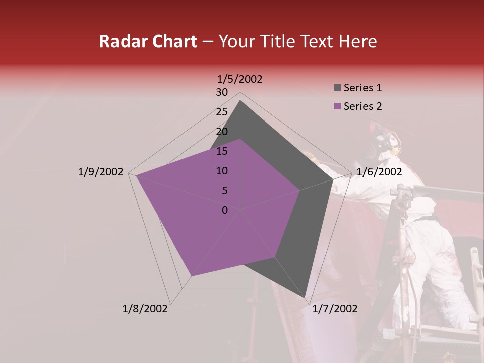 Paint Workshop Person PowerPoint Template
