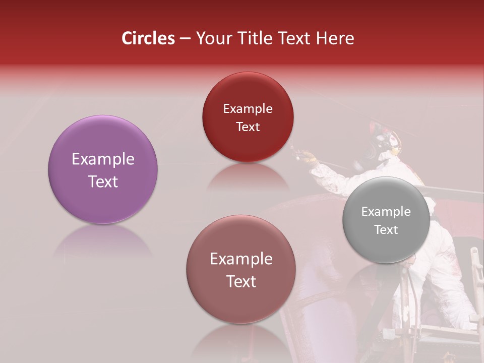 Paint Workshop Person PowerPoint Template