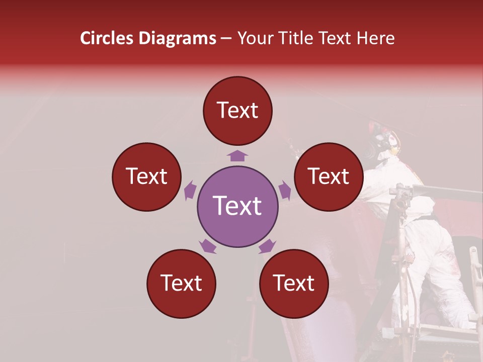 Paint Workshop Person PowerPoint Template