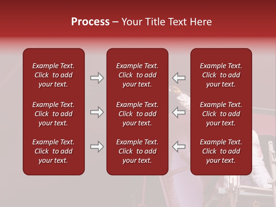 Paint Workshop Person PowerPoint Template