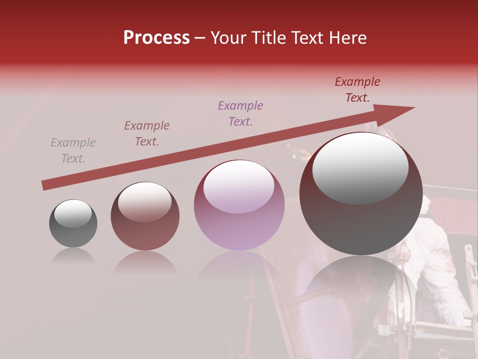 Paint Workshop Person PowerPoint Template