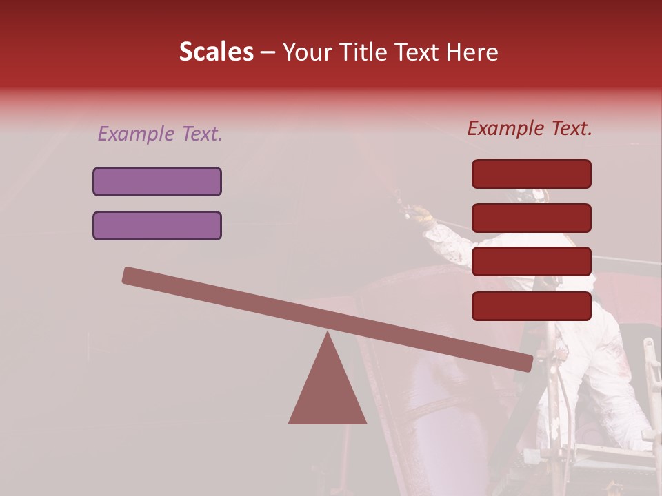 Paint Workshop Person PowerPoint Template