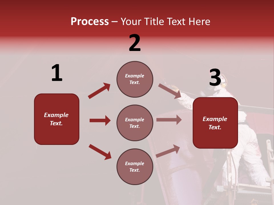 Paint Workshop Person PowerPoint Template