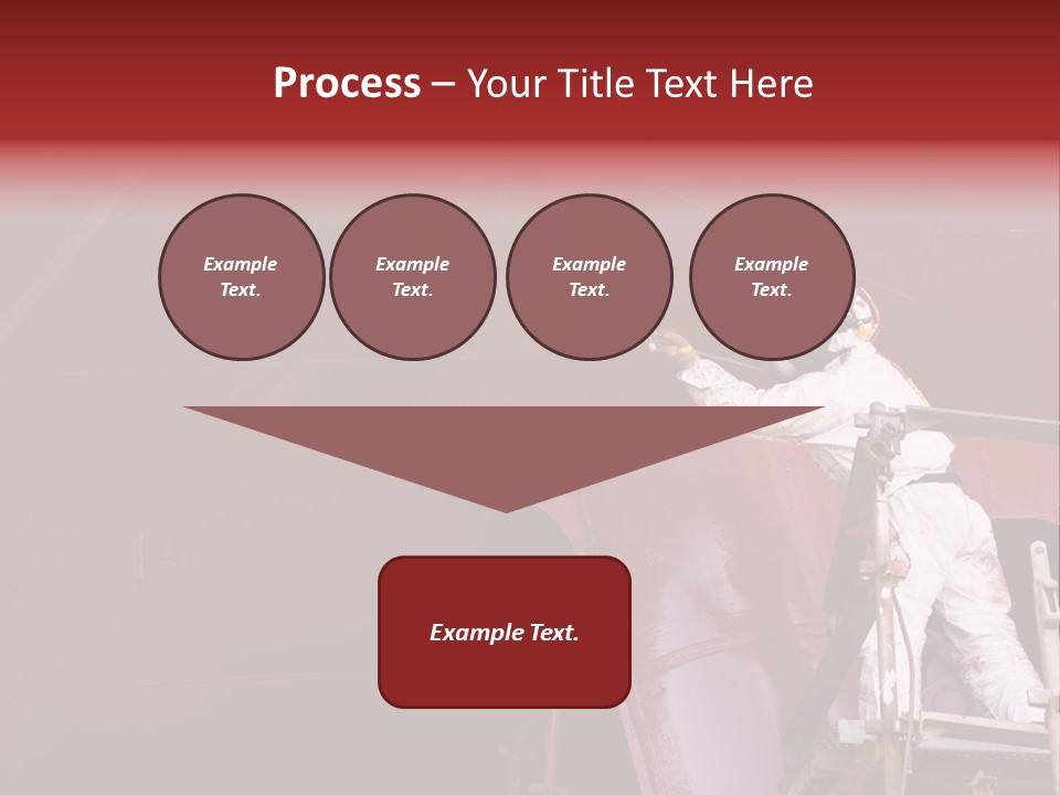 Paint Workshop Person PowerPoint Template