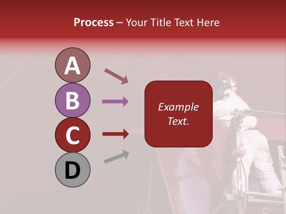 Paint Workshop Person PowerPoint Template