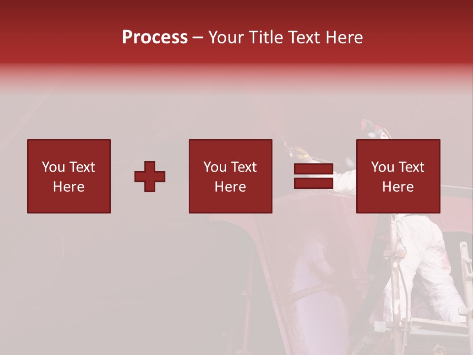 Paint Workshop Person PowerPoint Template