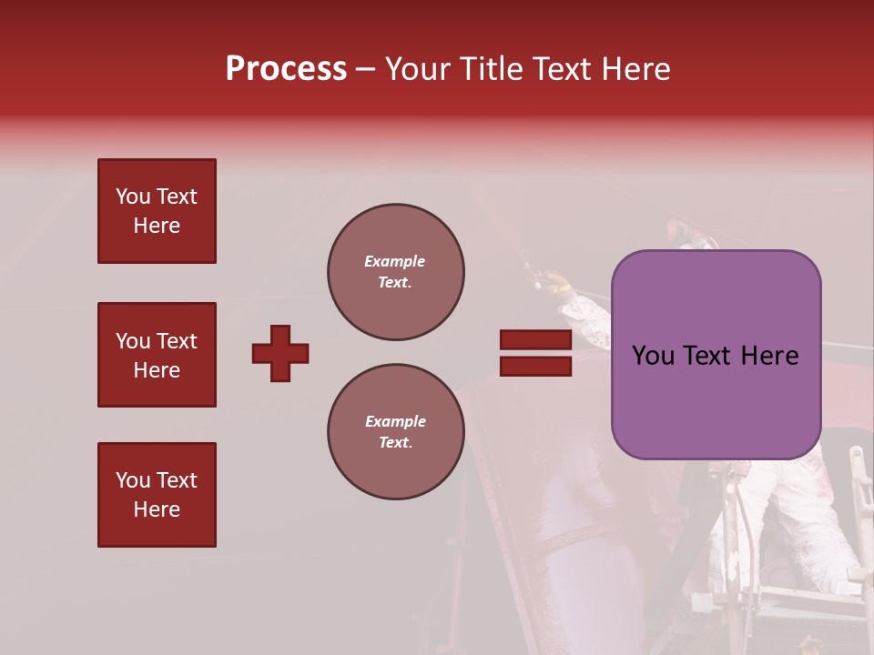 Paint Workshop Person PowerPoint Template