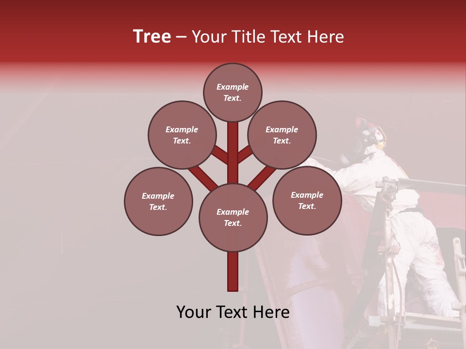 Paint Workshop Person PowerPoint Template