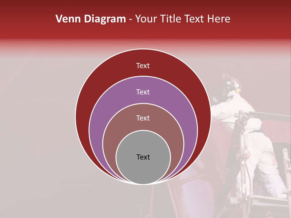 Paint Workshop Person PowerPoint Template