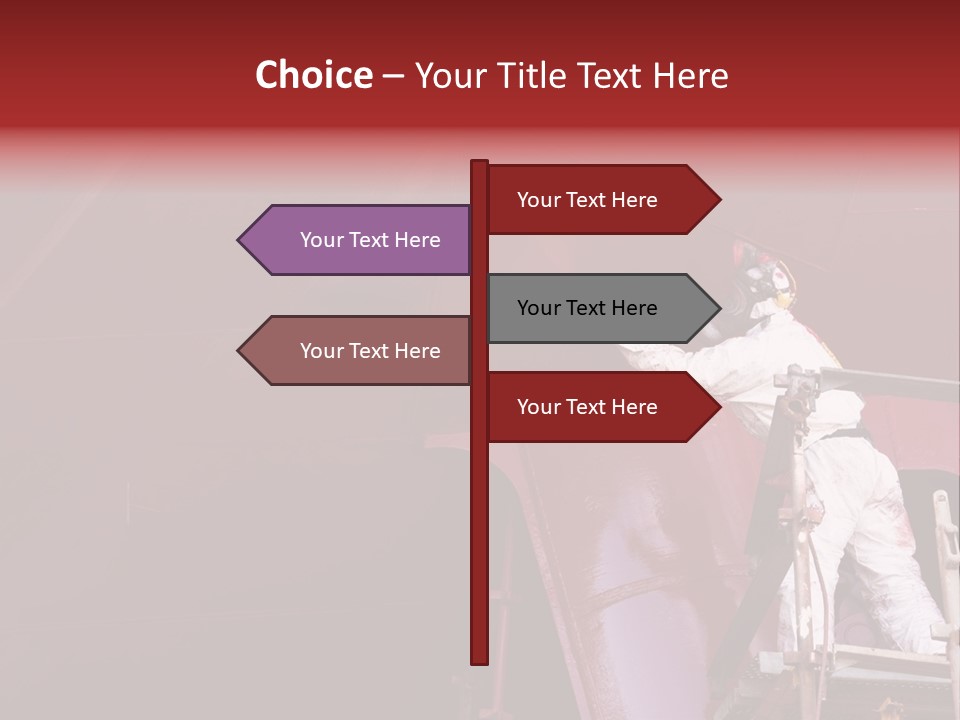 Paint Workshop Person PowerPoint Template