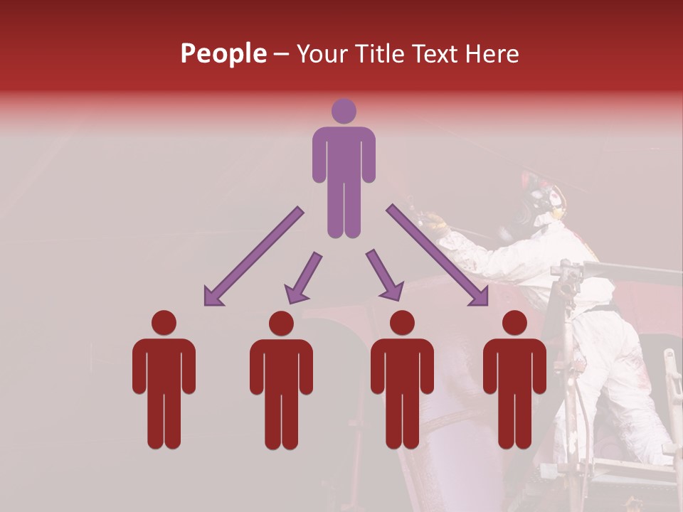 Paint Workshop Person PowerPoint Template