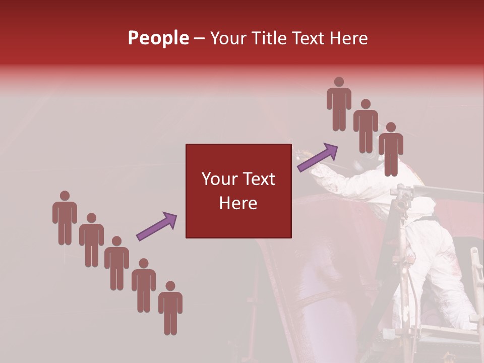 Paint Workshop Person PowerPoint Template