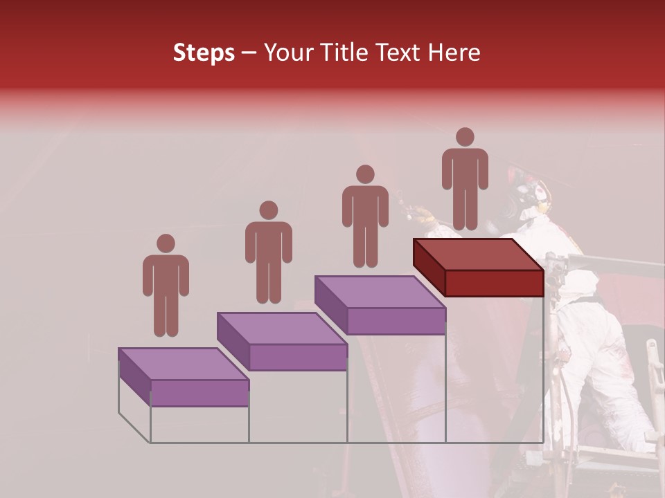 Paint Workshop Person PowerPoint Template