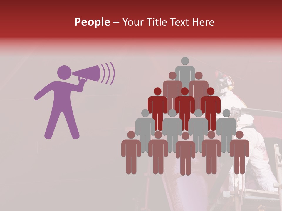 Paint Workshop Person PowerPoint Template