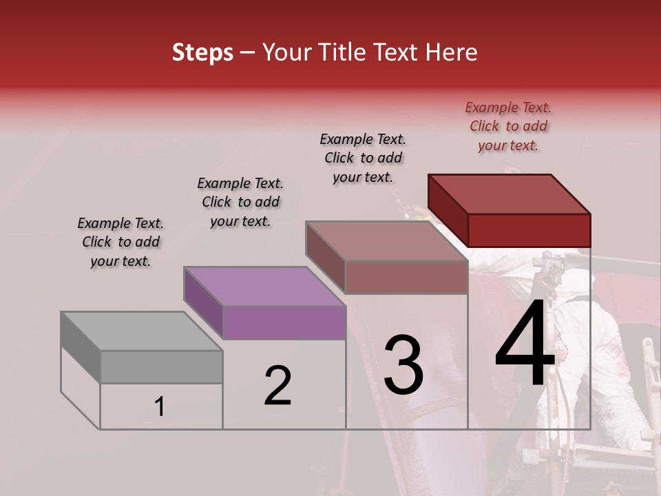 Paint Workshop Person PowerPoint Template