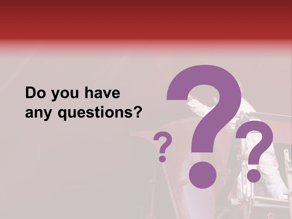 Paint Workshop Person PowerPoint Template