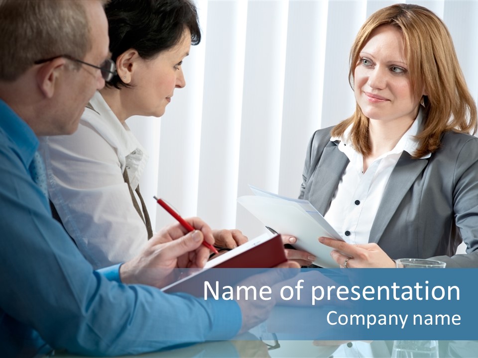 Interrogation Manager Togetherness PowerPoint Template