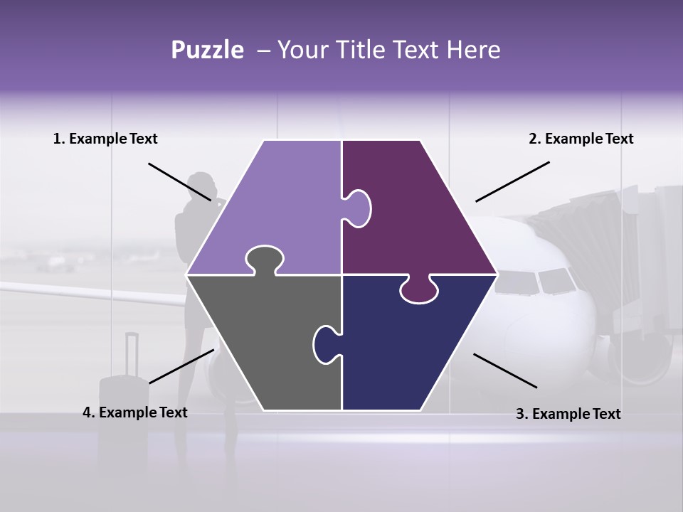Supplier Plane Travel PowerPoint Template