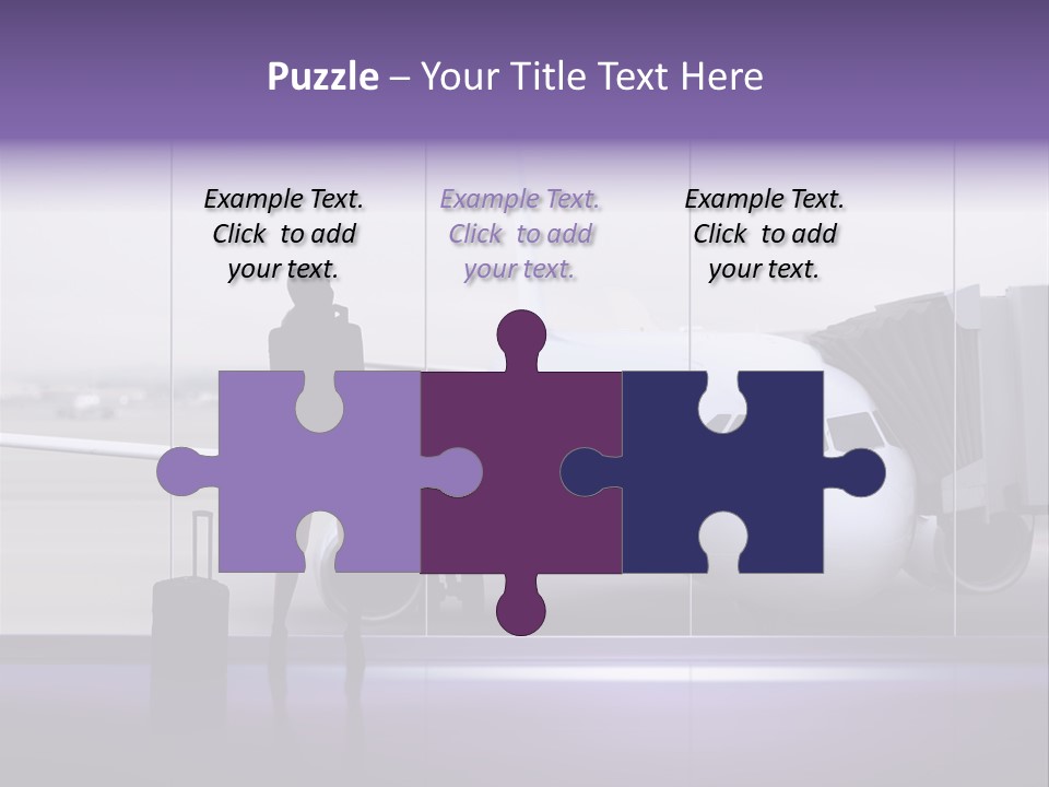 Supplier Plane Travel PowerPoint Template