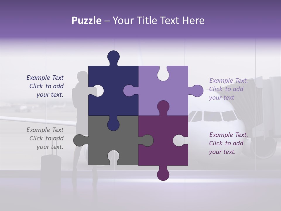 Supplier Plane Travel PowerPoint Template