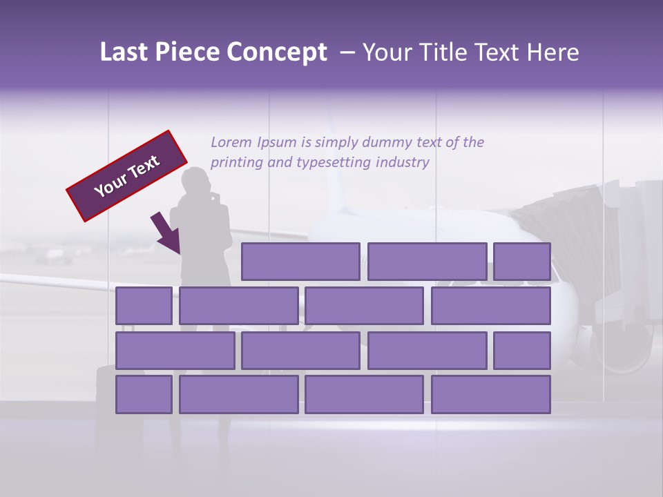 Supplier Plane Travel PowerPoint Template