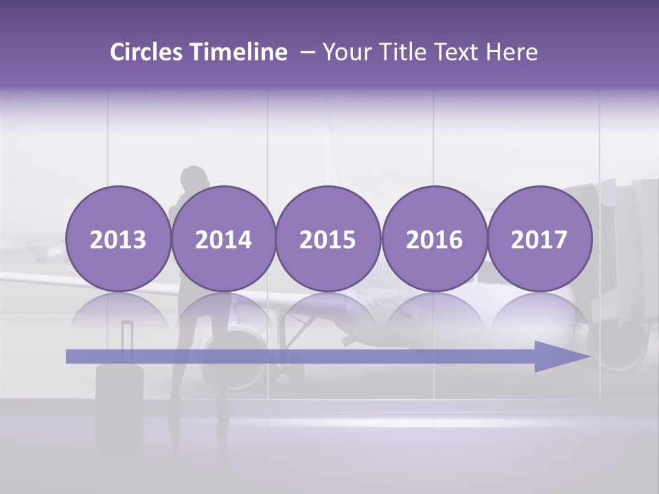 Supplier Plane Travel PowerPoint Template