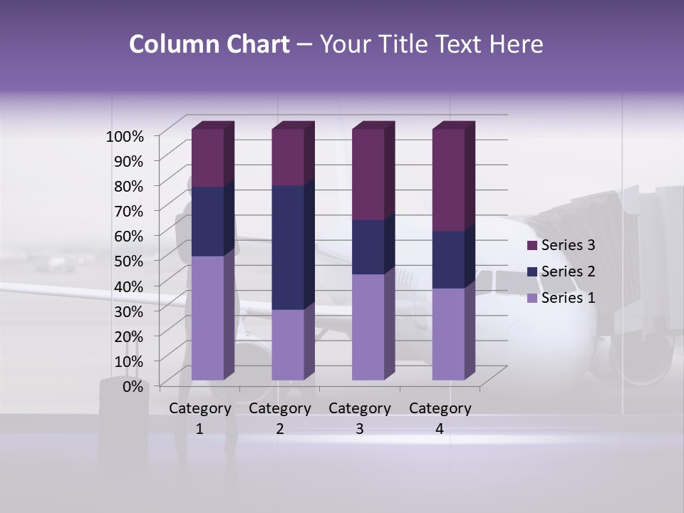 Supplier Plane Travel PowerPoint Template