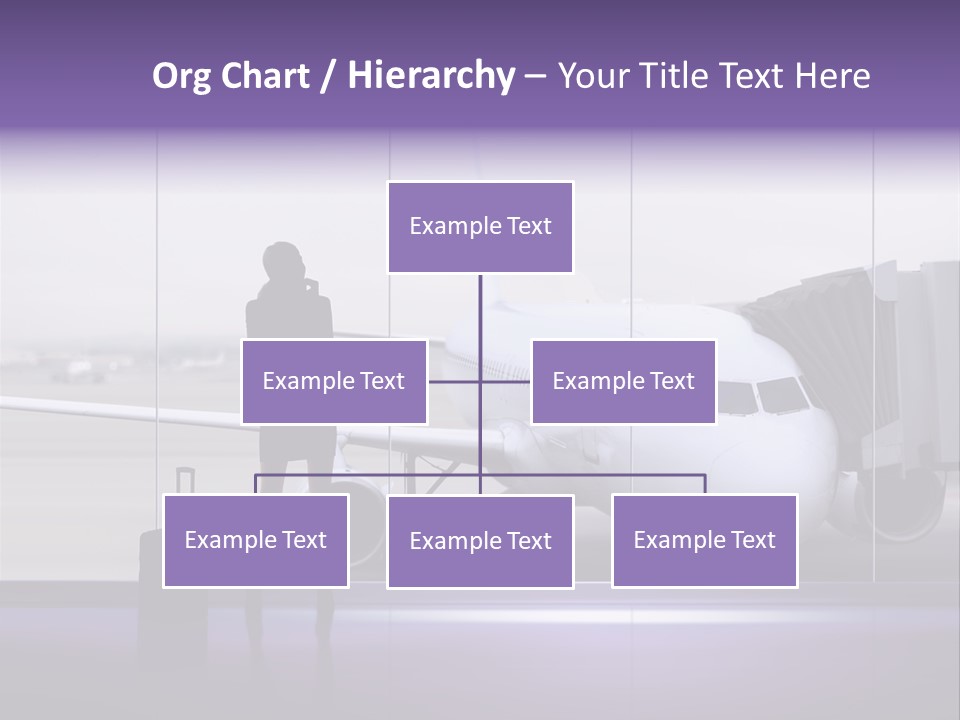 Supplier Plane Travel PowerPoint Template