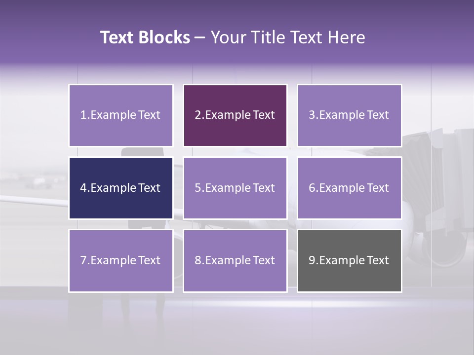 Supplier Plane Travel PowerPoint Template