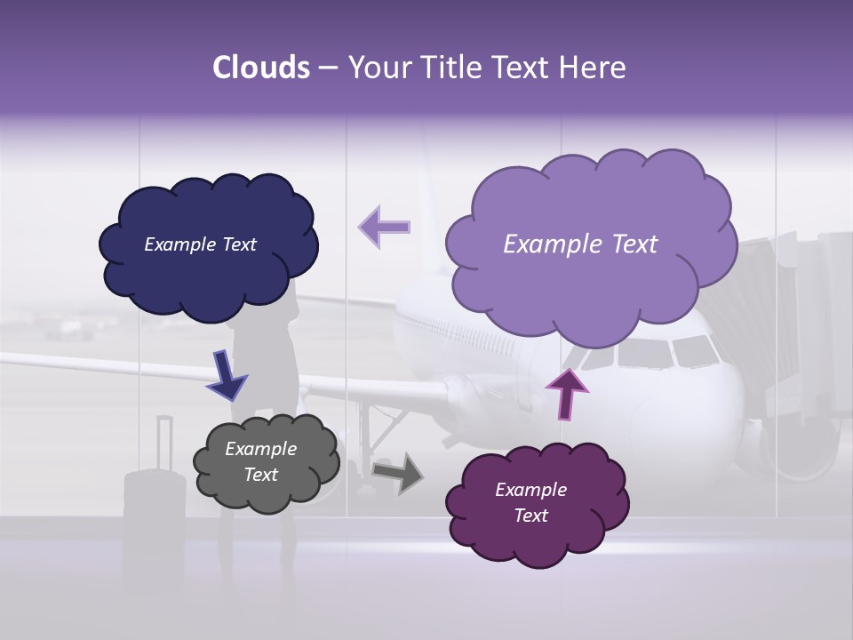 Supplier Plane Travel PowerPoint Template