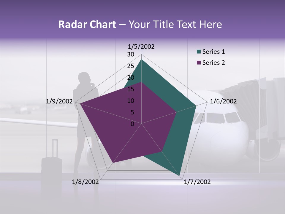 Supplier Plane Travel PowerPoint Template