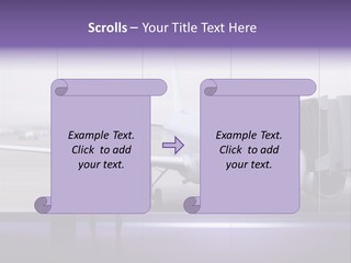 Supplier Plane Travel PowerPoint Template