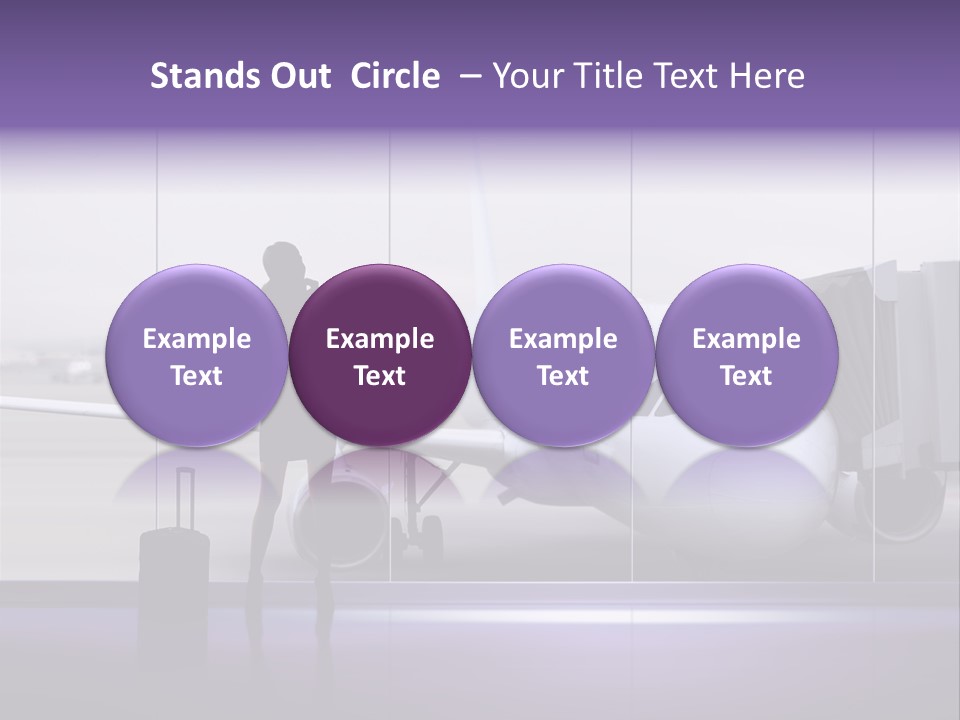 Supplier Plane Travel PowerPoint Template