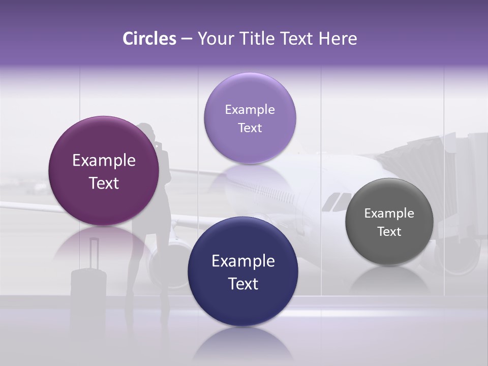 Supplier Plane Travel PowerPoint Template