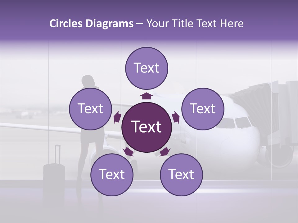 Supplier Plane Travel PowerPoint Template