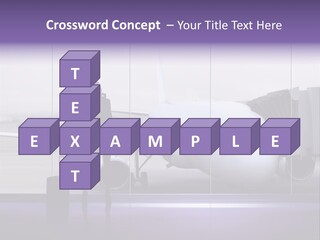 Supplier Plane Travel PowerPoint Template