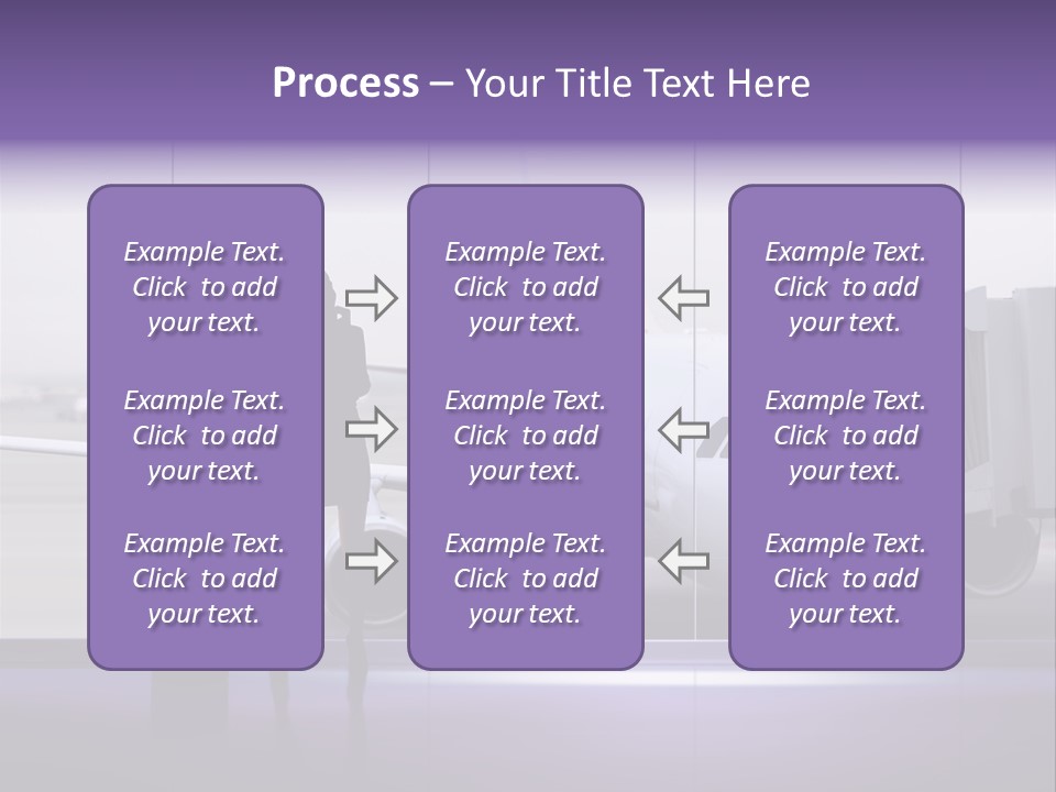 Supplier Plane Travel PowerPoint Template