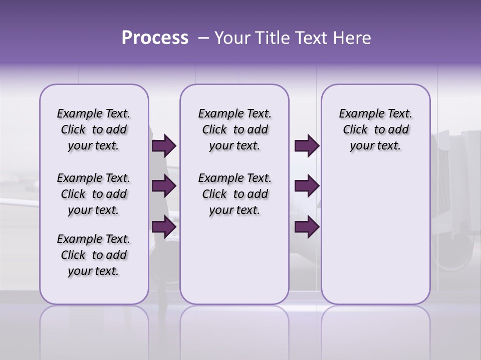 Supplier Plane Travel PowerPoint Template