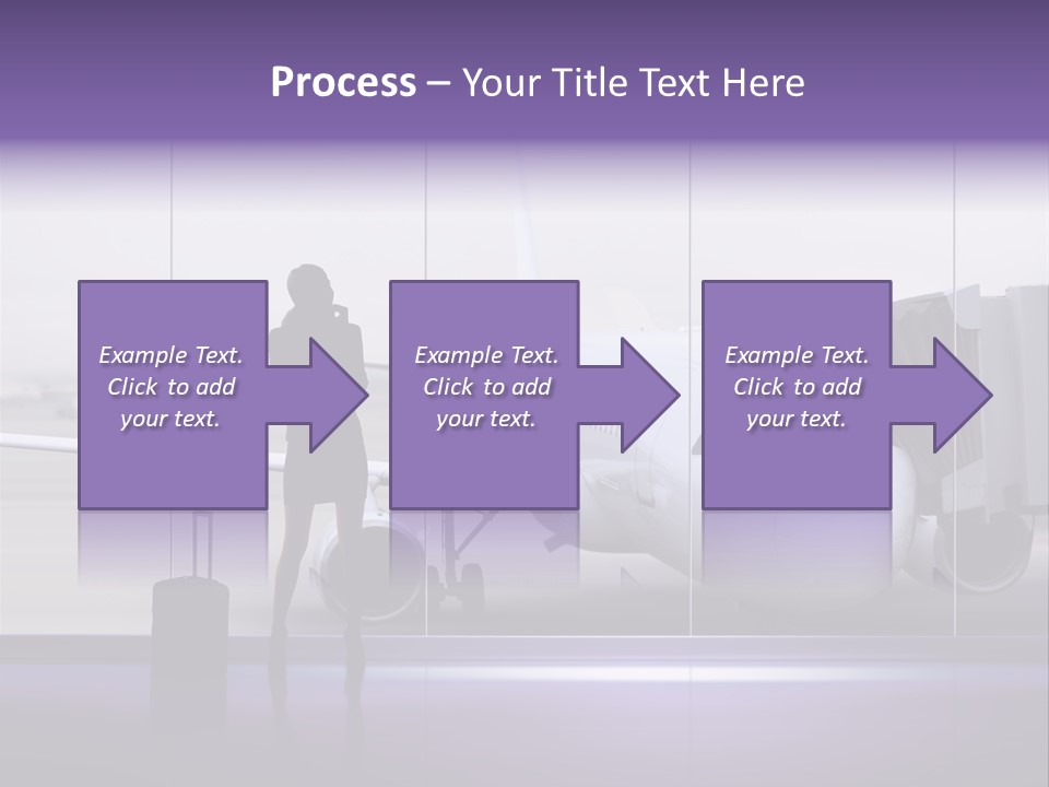 Supplier Plane Travel PowerPoint Template