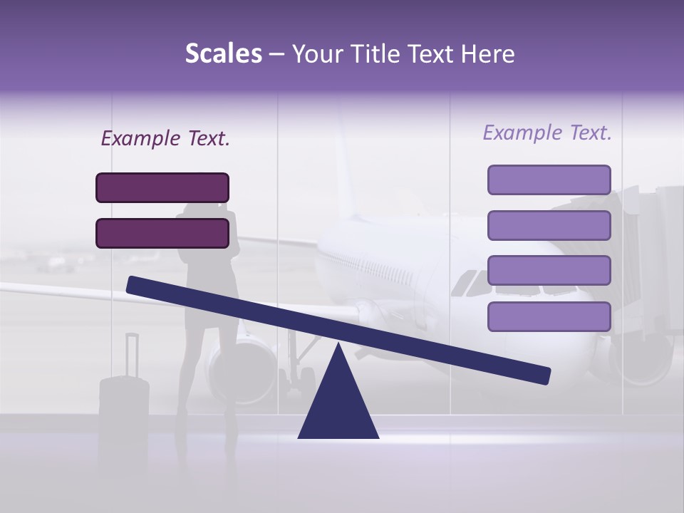 Supplier Plane Travel PowerPoint Template